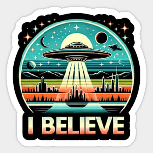 I believe - UFO Sticker